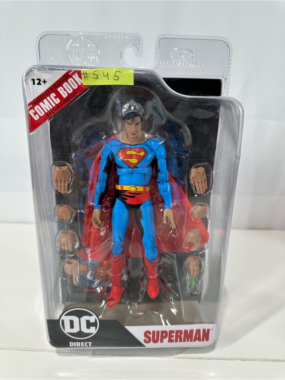 #545 McFarlane Toys DC Multiverse DC Direct Page Punchers Zero Hour Superman New